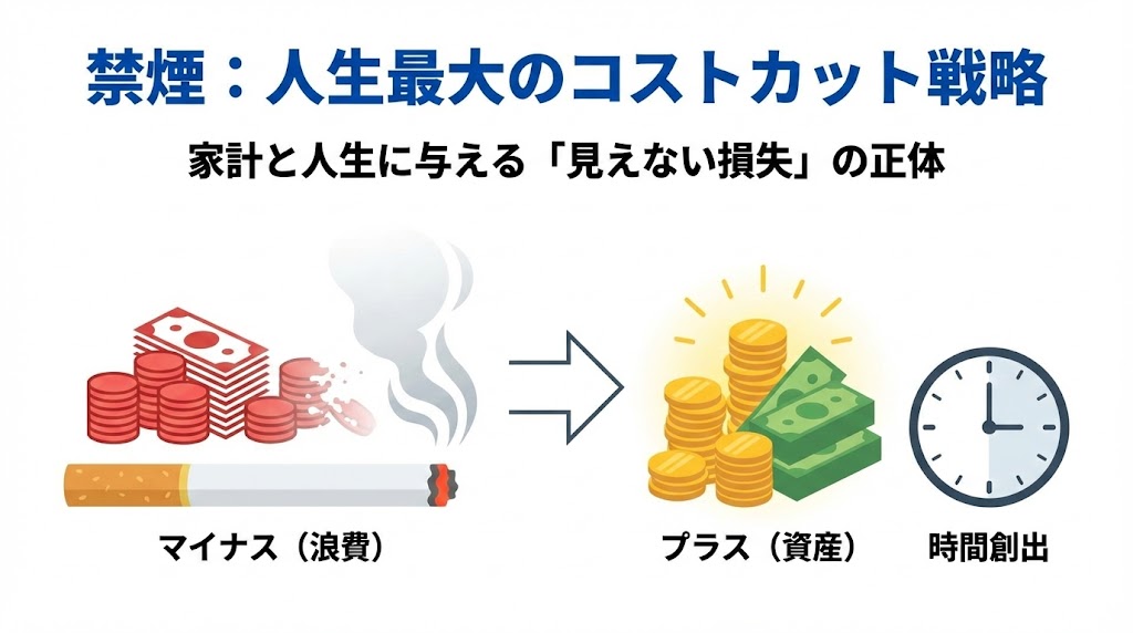 禁煙が最強の資産運用？タバコが家計と人生に与える「見えない損失」の正体