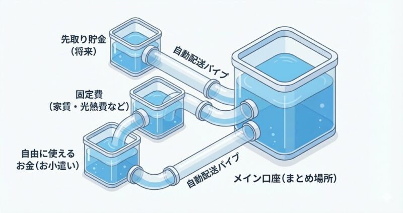 「自動配送パイプ」を敷いて、支払いを透明化する