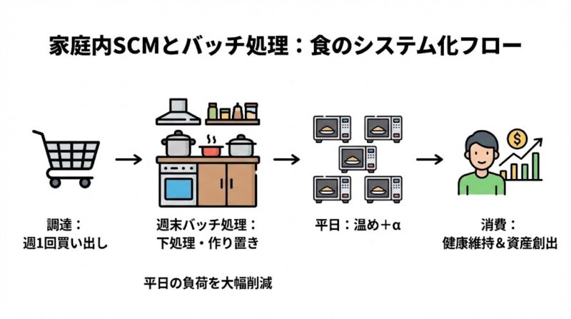 週末の「まとめて仕込み」で平日の負荷をゼロにする