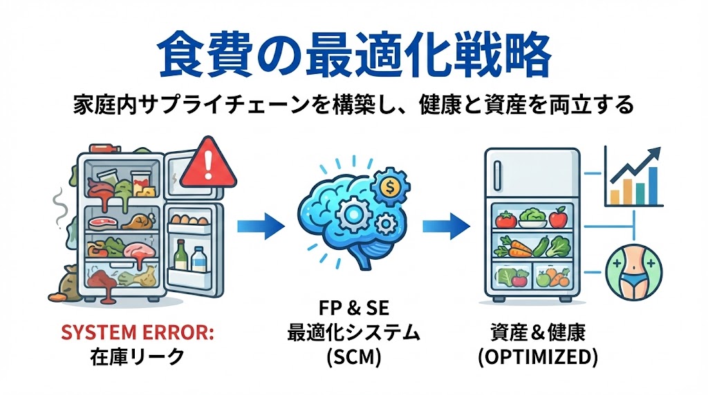 食費の最適化戦略：家庭内の「仕入れと管理」を見直して自由な時間を創出する