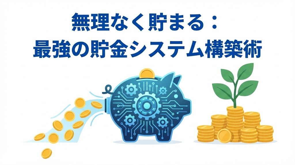 貯金が続く人の共通点：無理なくお金が貯まる仕組みと習慣術