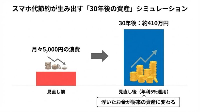 スマホ代を「生涯コスト」で捉え直す