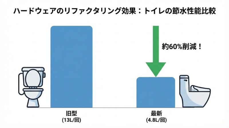 ハードウェアのリファクタリング:節水デバイスの実装