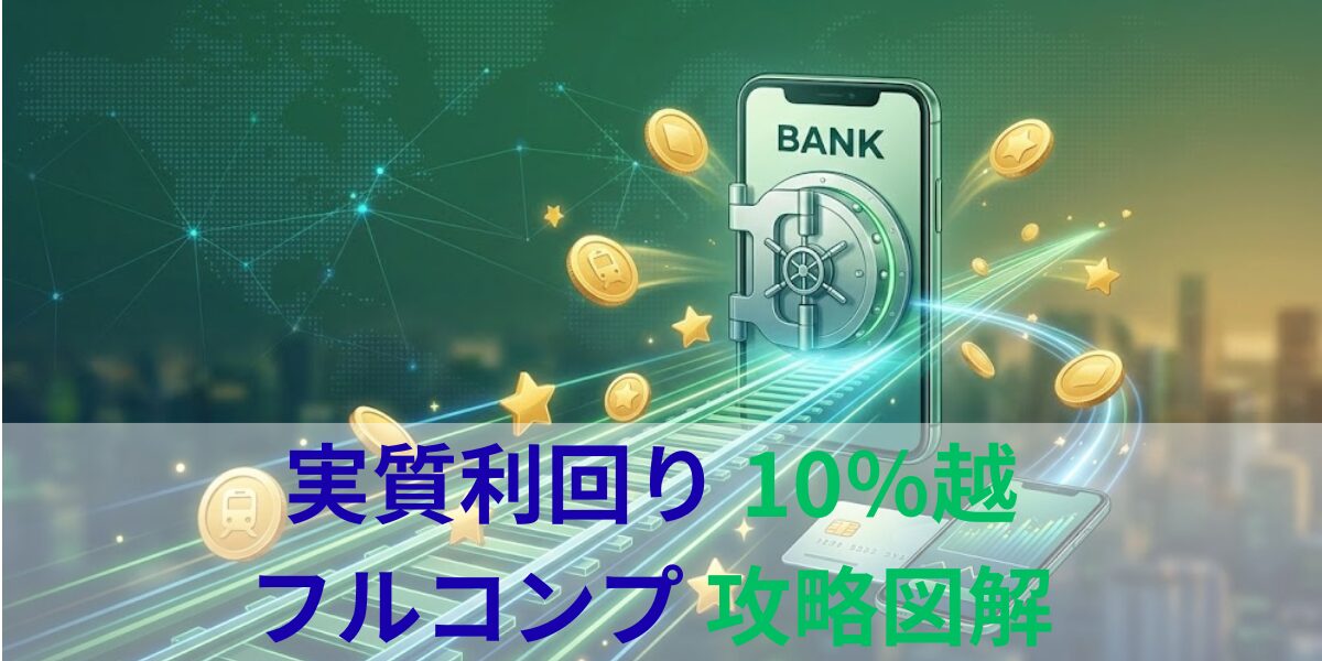 実質利回り 10％越 フルコンプ 攻略図解