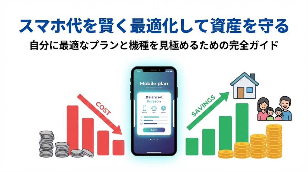 スマホ代を賢く抑える！自分に最適なプランと機種を見極めるための完全ガイド