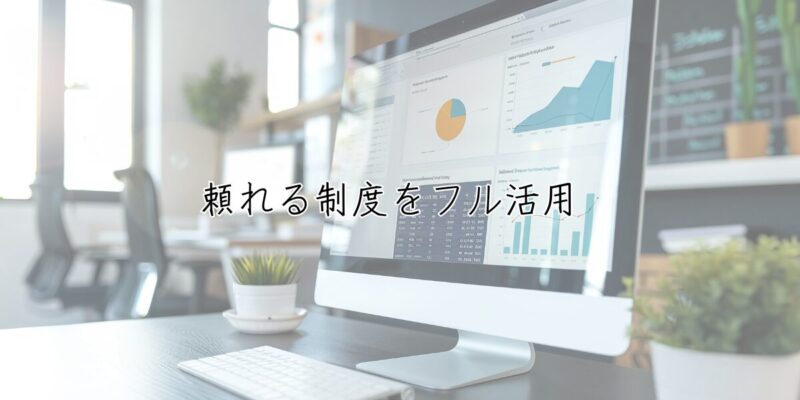 頼れる制度をフル活用