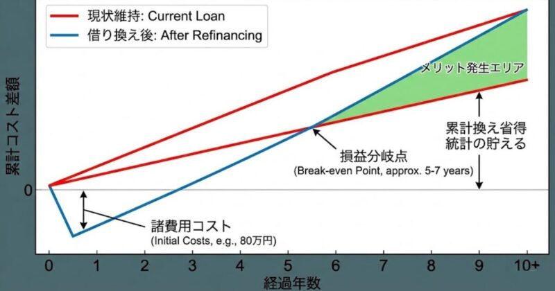 銀行が教えない「借り換えの損益分岐点」の真実