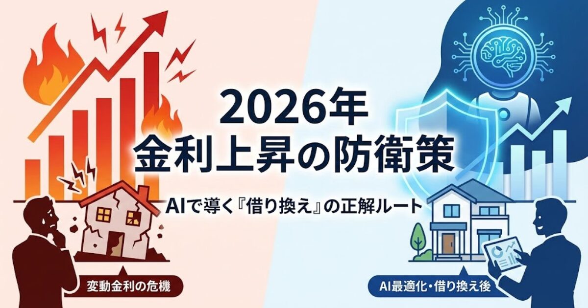 【AFP監修】変動金利の「ゆでガエル」になるな。住宅ローン金利上昇シナリオと「借り換え」の損益分岐点