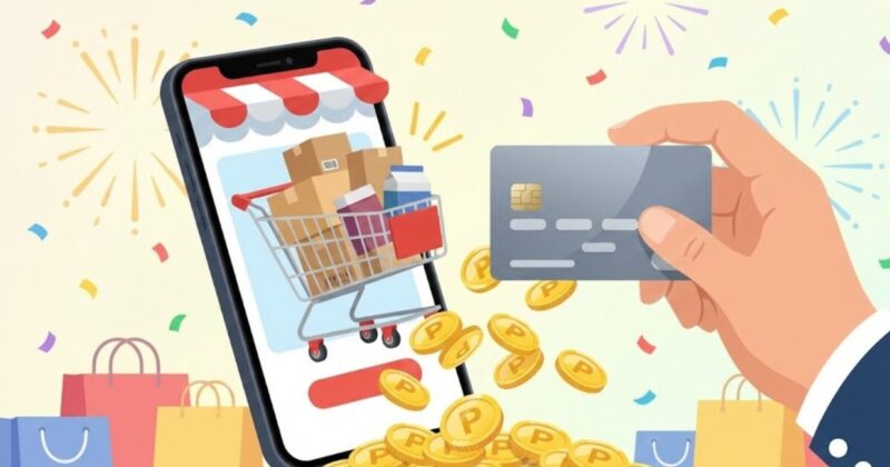 理由2：楽天市場での還元率が「常時3倍」になる