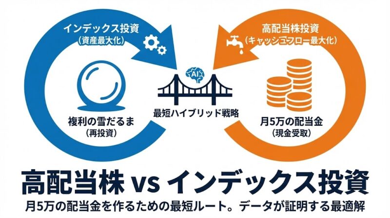 高配当株とインデックス投資の「アルゴリズム」の違い