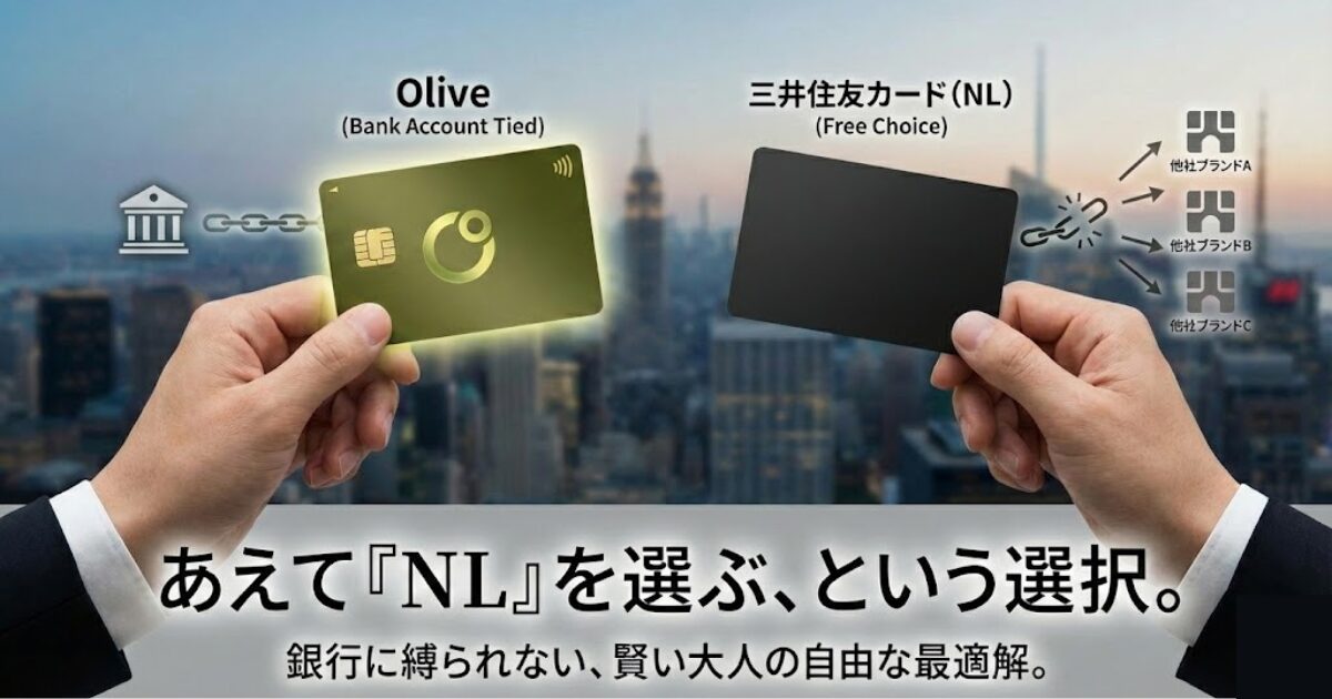 「Oliveに乗り換えるな」と言いたい。自由度最強の三井住友カード（NL）が、賢い大人に選ばれ続ける3つの絶対的理由