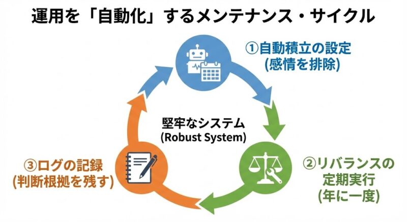 運用を「自動化」し、メンテナンスを最小限にする
