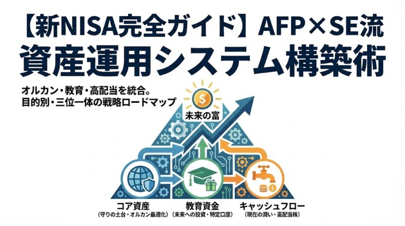 【保存版】新NISAを「資産形成システム」として最適化する：AFP×SEが導き出した目的別・三位一体の投資戦略