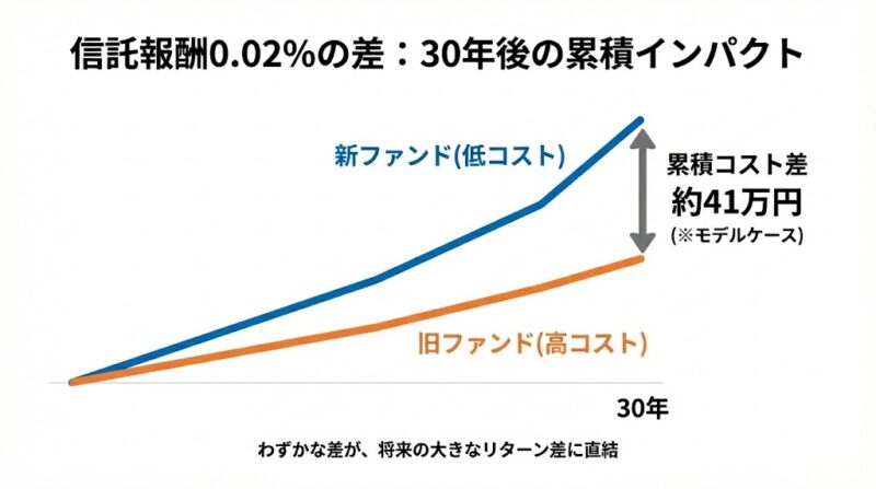 投資信託のコスト競争：0.02%の差をどう捉えるか？