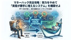 マネーハック完全攻略：努力を捨てて「資産が勝手に増えるシステム」を構築せよ