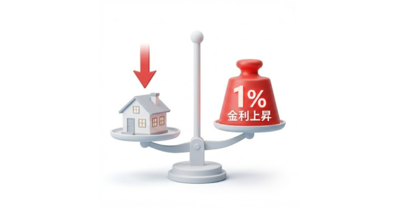 金利1%上昇は「お小遣いが減る」レベルではない