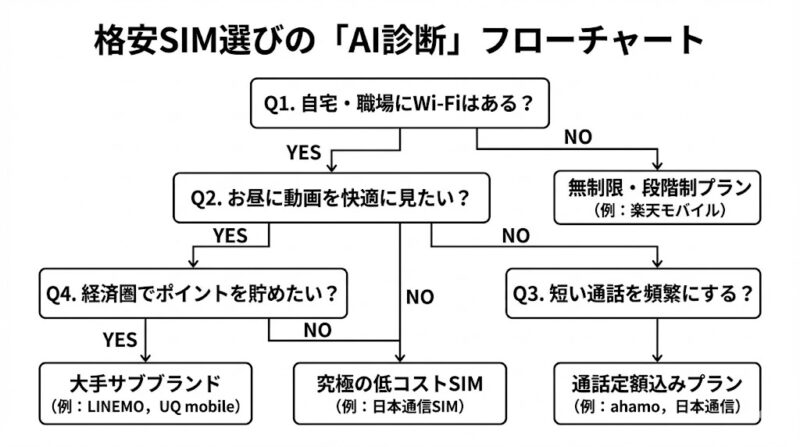 失敗しないための「通信プラン診断」ロジック