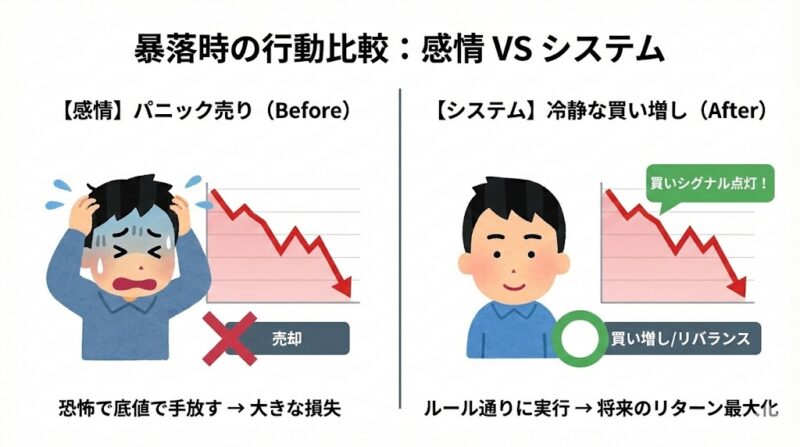システムがもたらすのは「富」ではなく「心の平穏」