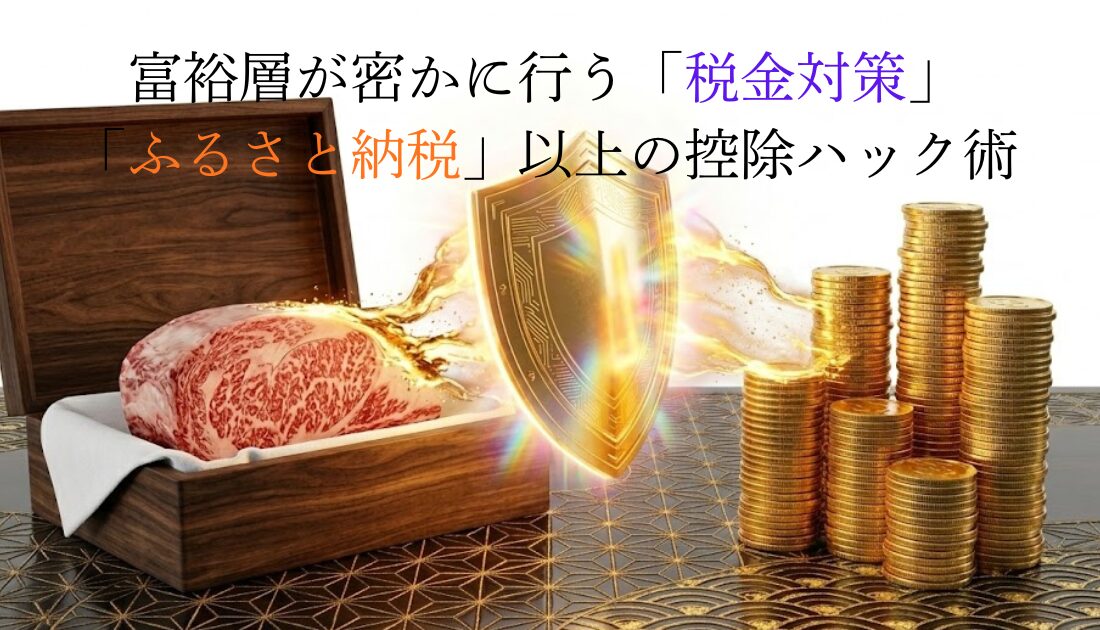 富裕層が密かに行う「税金対策」。 「ふるさと納税」以上の控除ハック術