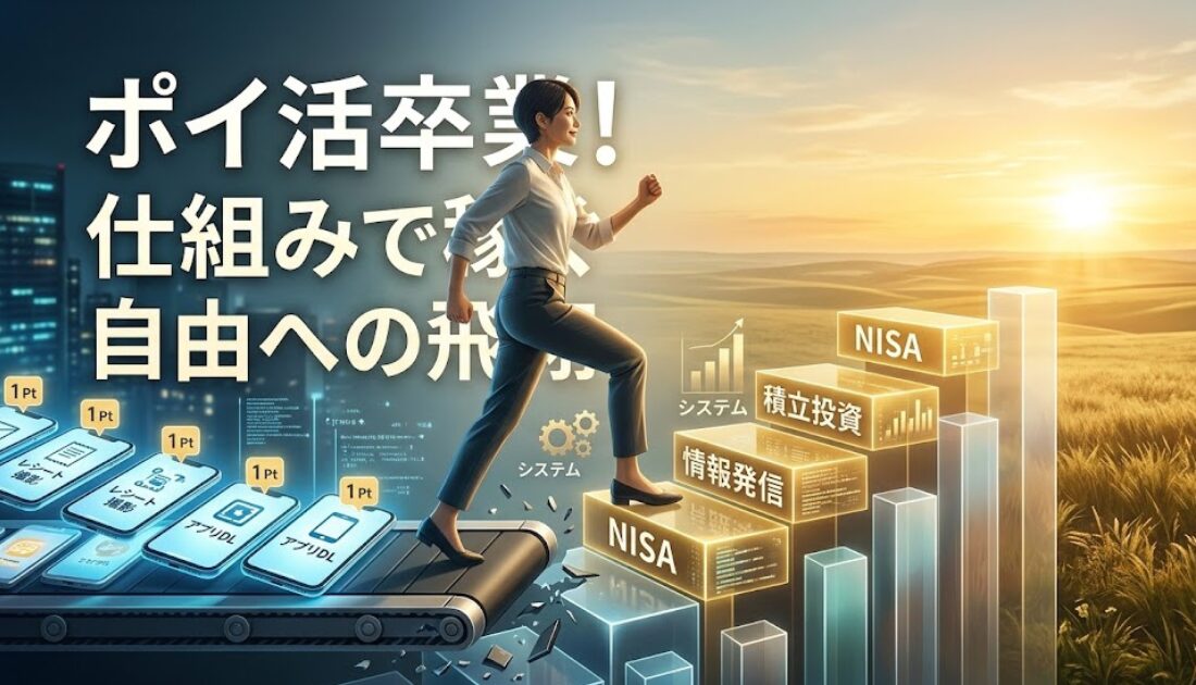 ポイ活卒業後のマネーハック：時給換算の底なし沼から抜け出し、あなたの「継続力」を資産に変える仕組み化戦略