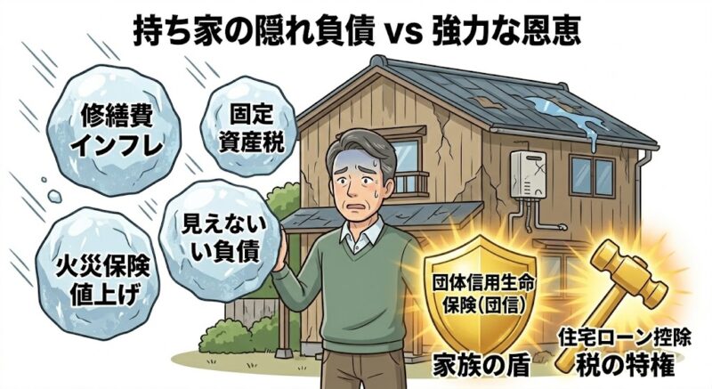 持ち家派を襲う「見えない維持費」と「強力な武器」